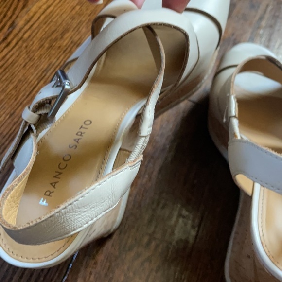 Franco Sarto white wedges size 8.5 US - Picture 6 of 16